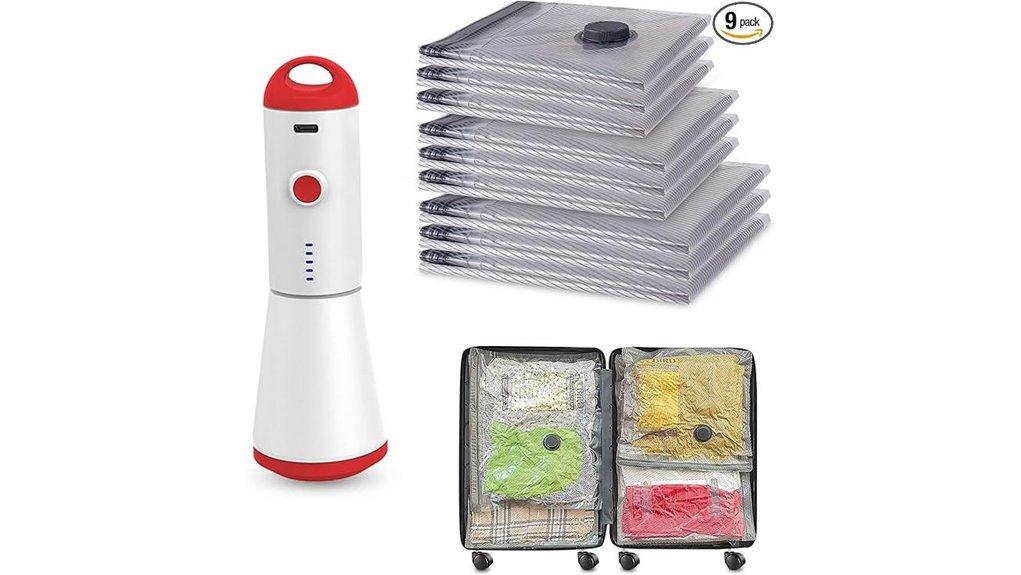 nine pack vacuum storage kit