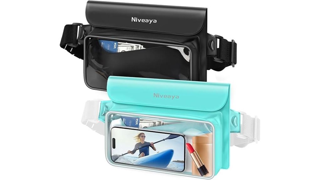 Top Waterproof Waist Packs for Swimming That Keep You Dry 5 niveaya 2 pack waterproof bags