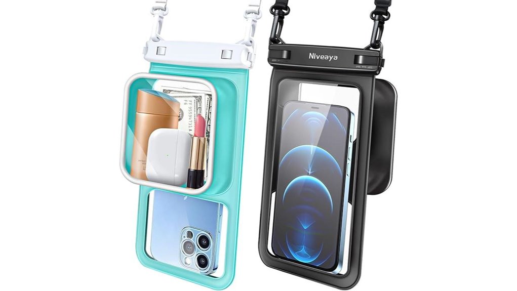 Waterproof Phone Pouches That Work on Touchscreens 11 niveaya dual ipx8 pouches