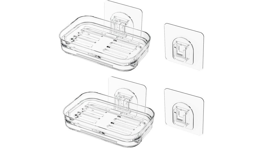 Best Soap Dishes for Shampoo Bars: Drainage That Works 7 no drill wall mounted self draining soap