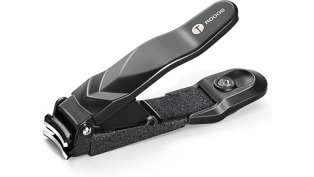 Best Travel Nail Clippers with Catcher Trays – No Clippings Ever 2 no mess heavy duty clippers