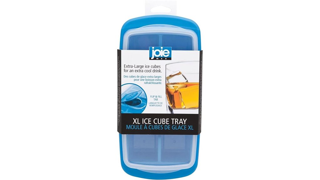 Top Ice Cube Tray With Lid That Stops Spills 5 no spill stackable large tray