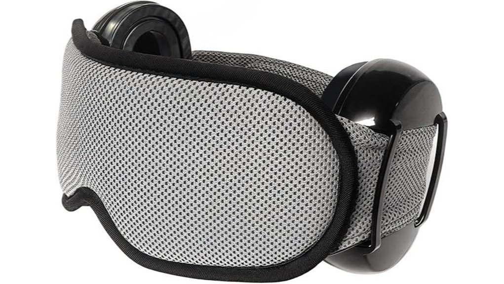 noise cancelling light blocking mask