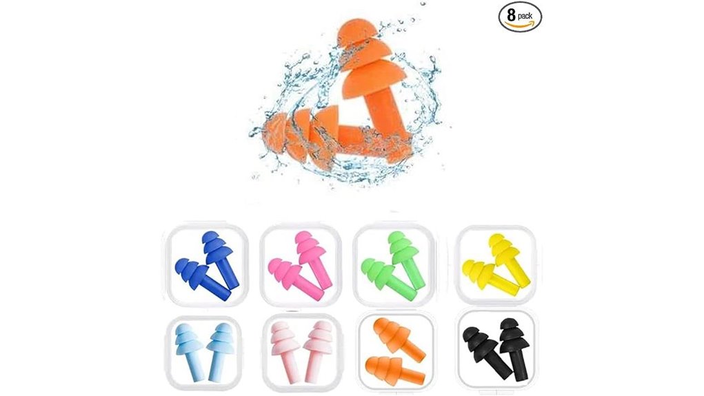 noise cancelling silicone earplugs