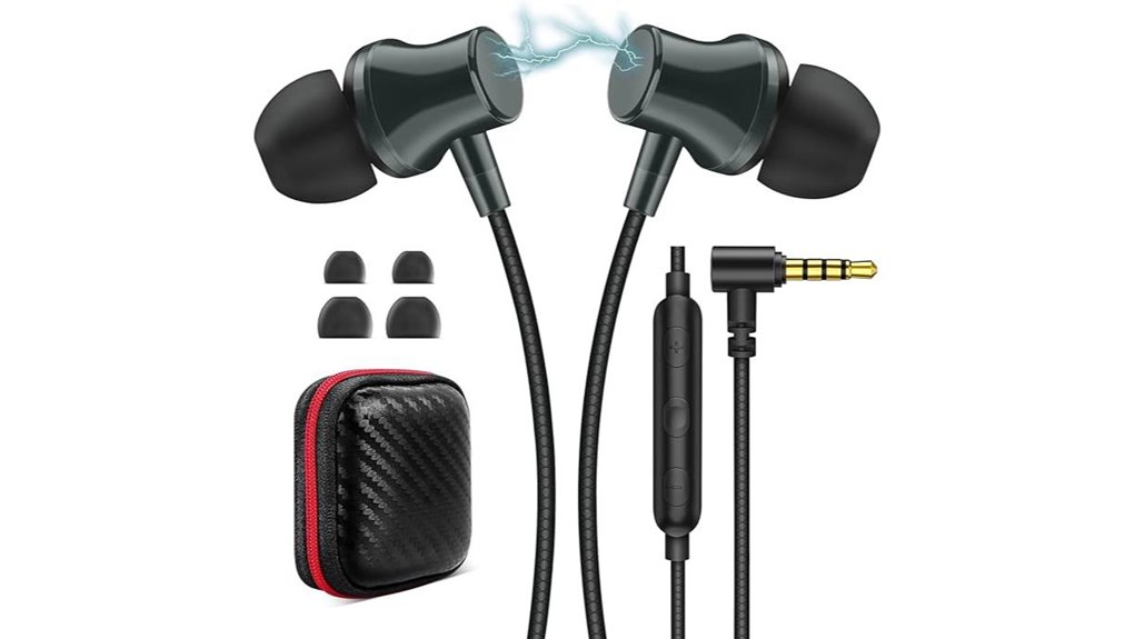 Noise-Isolating Wired Earbuds Your Plane Backup Must-Have 9 noise isolating wired earphones mic