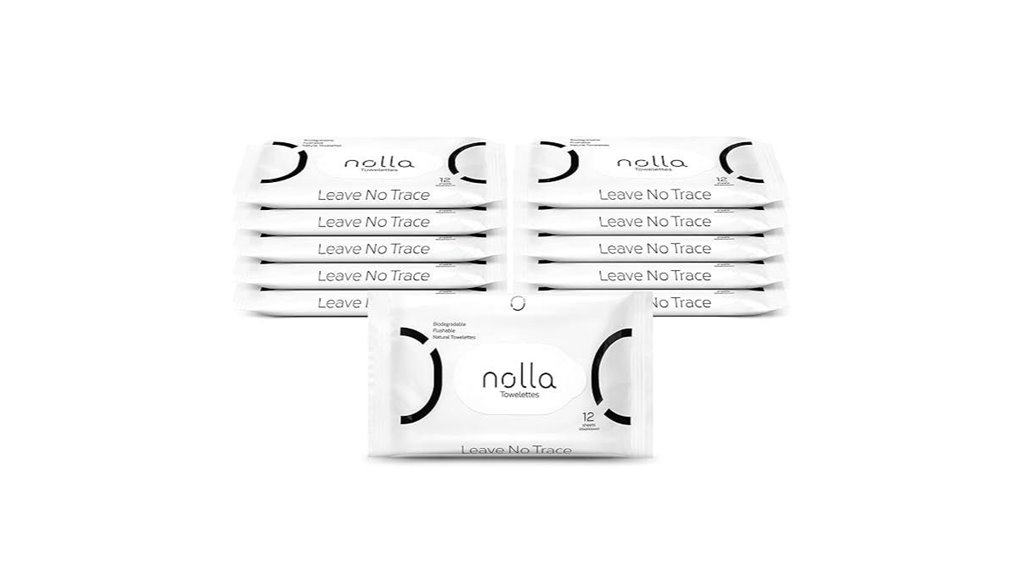Travel Wipes with Resealable Packs That Every Traveler Loves 15 nolla plant based flushable wipes