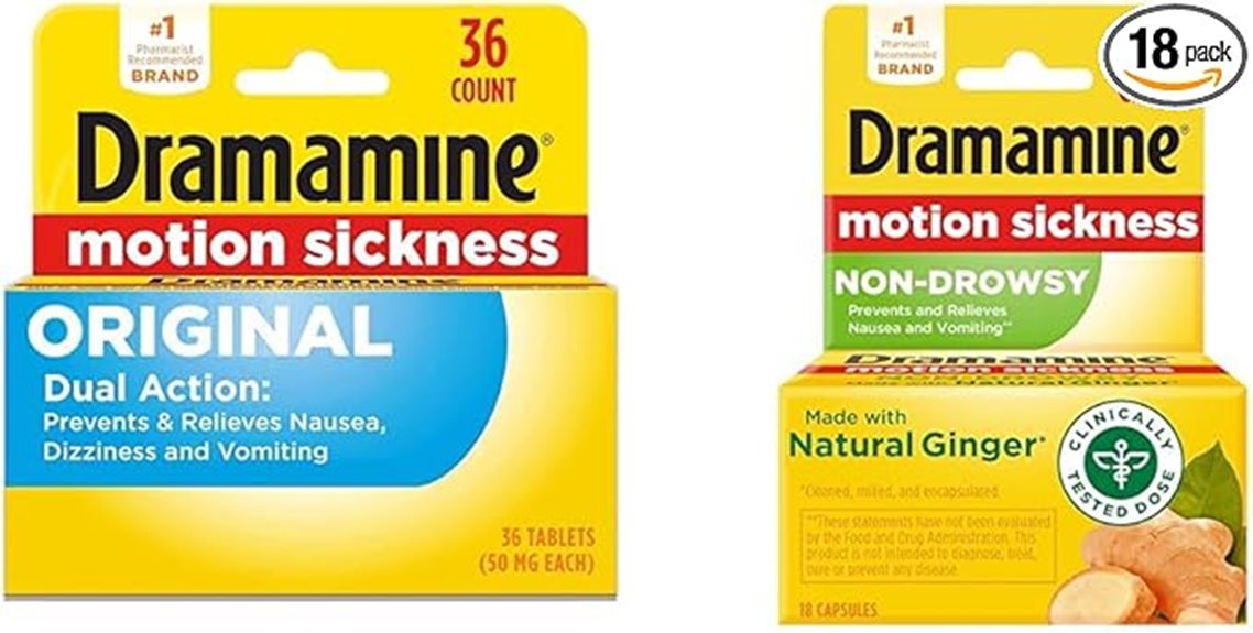Best Motion Sickness Remedies: Ginger, Bands, Tablets 6 non drowsy ginger motion relief