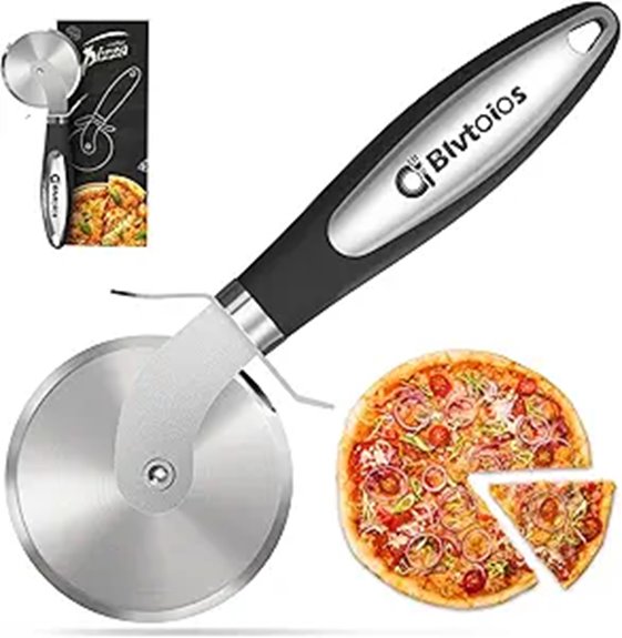 non slip stainless pizza cutter