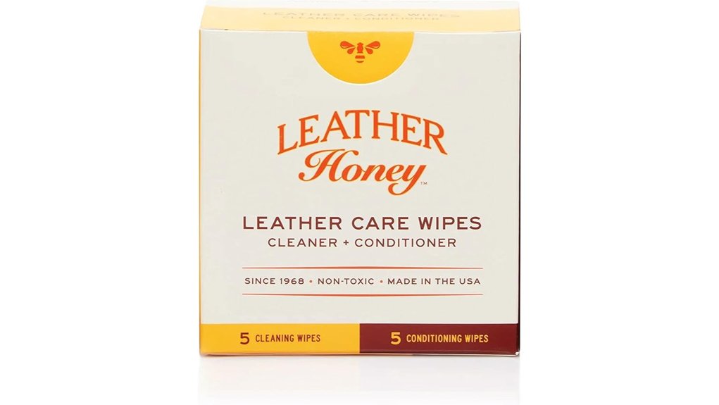 Top Leather Conditioners (Travel Size) Your Passport Will Love 3 nontoxic 10 wipe leather kit