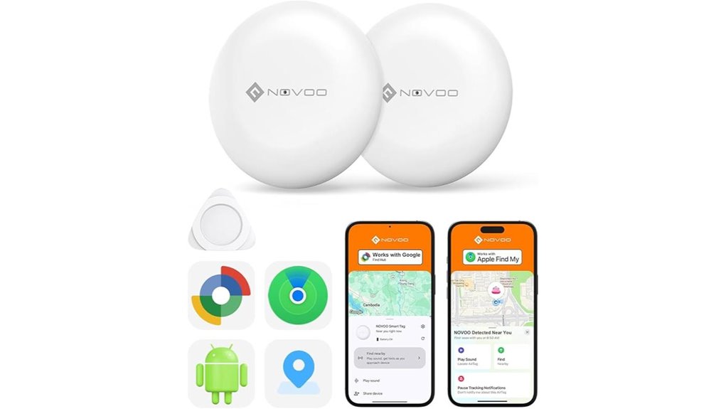Best Low‑Battery Luggage Trackers for Checked Bags 14 novoo air bluetooth tags