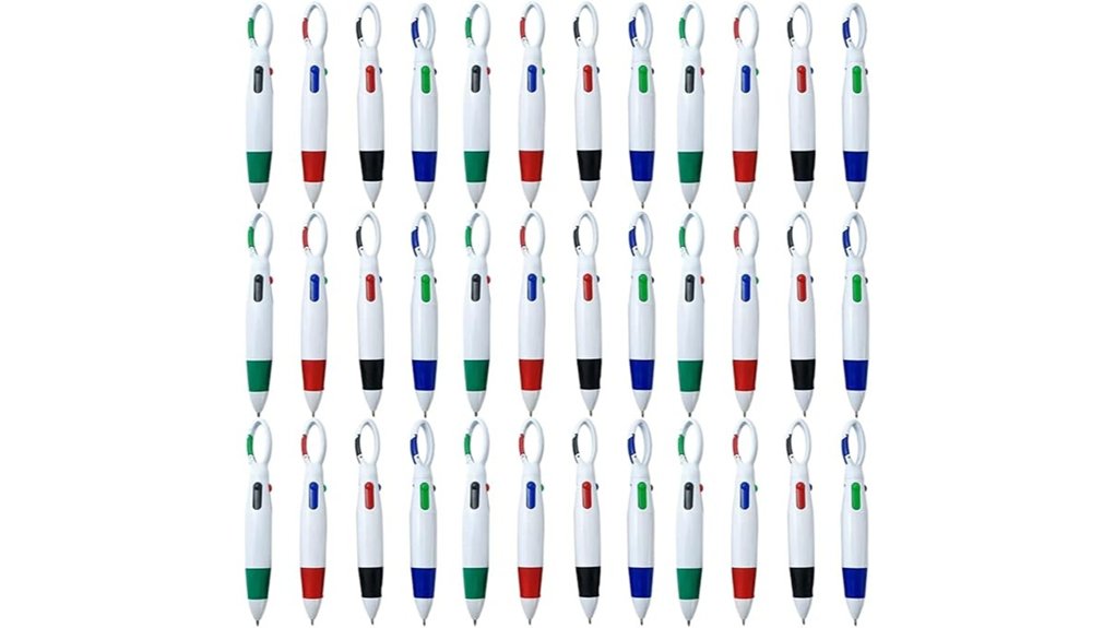 nsbell 36pcs multicolor carabiner