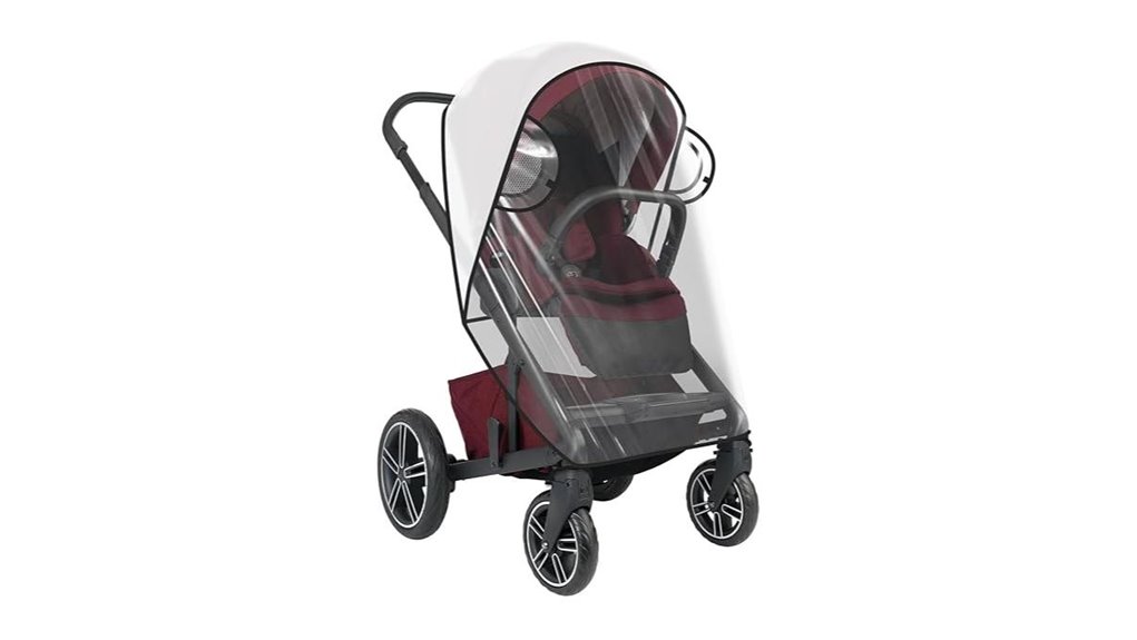 The Best Stroller Rain Covers for Travel (Vented, Clear View) 15 nuna universal rain shield