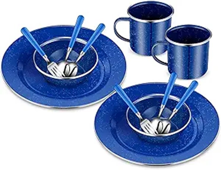 nuogo 12 piece enamel set