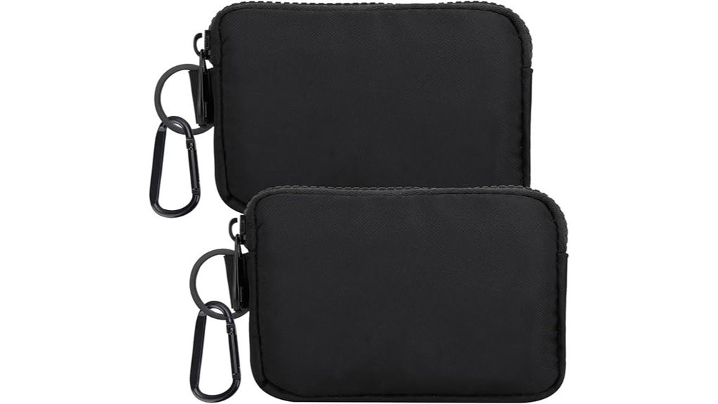 Best Coin Purses for Quick Pay That Clip Inside Bags 8 nylon coin purses keychain
