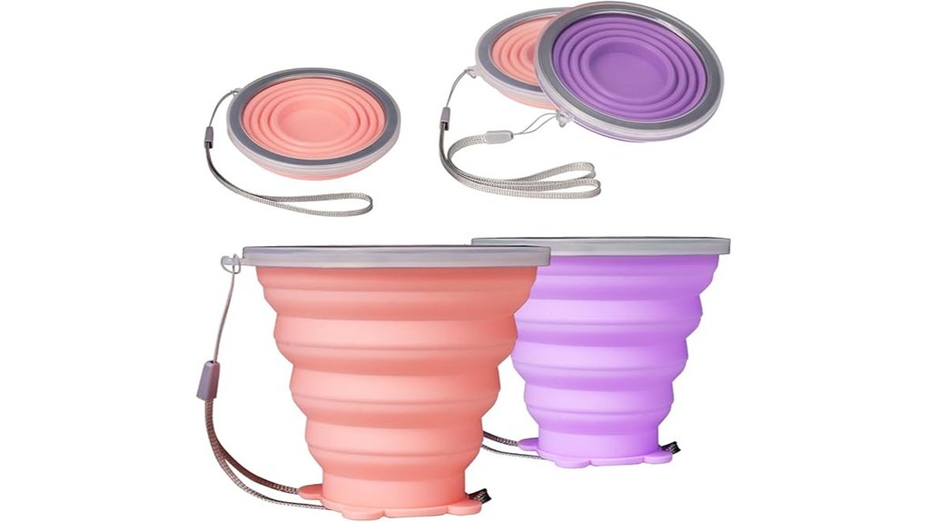 o conn collapsible silicone cups