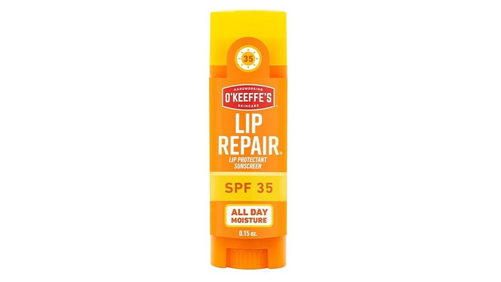 SPF Lip Balms for Travelers That Won’t Leave a White Cast 15 o keeffe s spf 35 lip balm