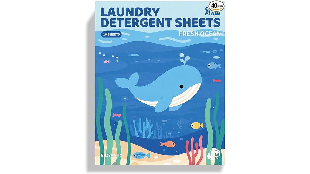 ocean scented 40 load sheets
