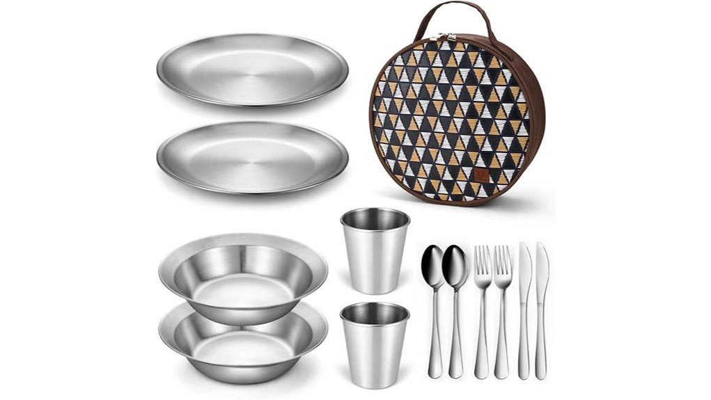 odoland stainless mess kit