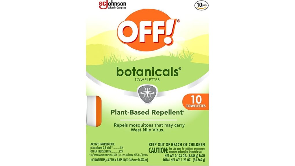 Leak‑Proof Mosquito Repellents for Travel: Wipes vs. Spray 3 off botanicals mosquito wipes