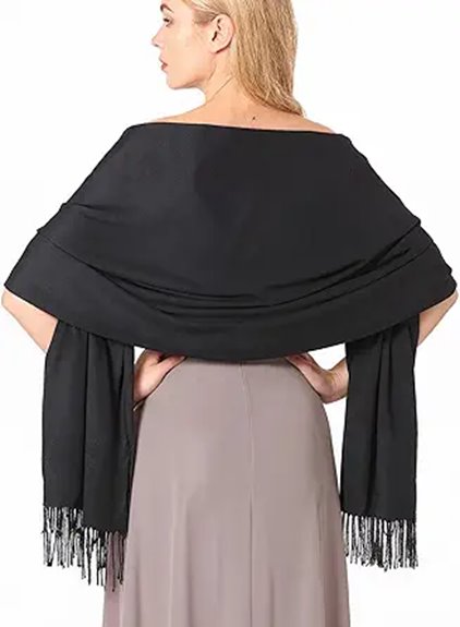 Best Cashmere Travel Wraps & Scarves for Jet‑Setters 6 ohayomi cashmere pashmina shawl