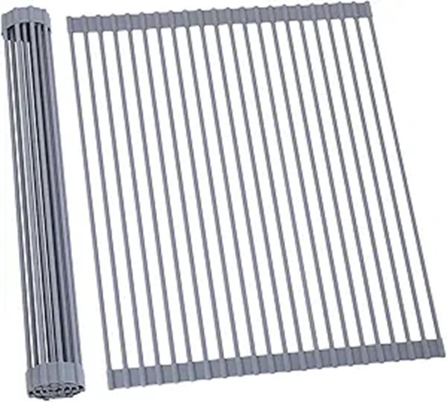 Over-sink drying rack (roll-up) the Ultimate Counter Saver 6 ohuhu over sink roll up drainer