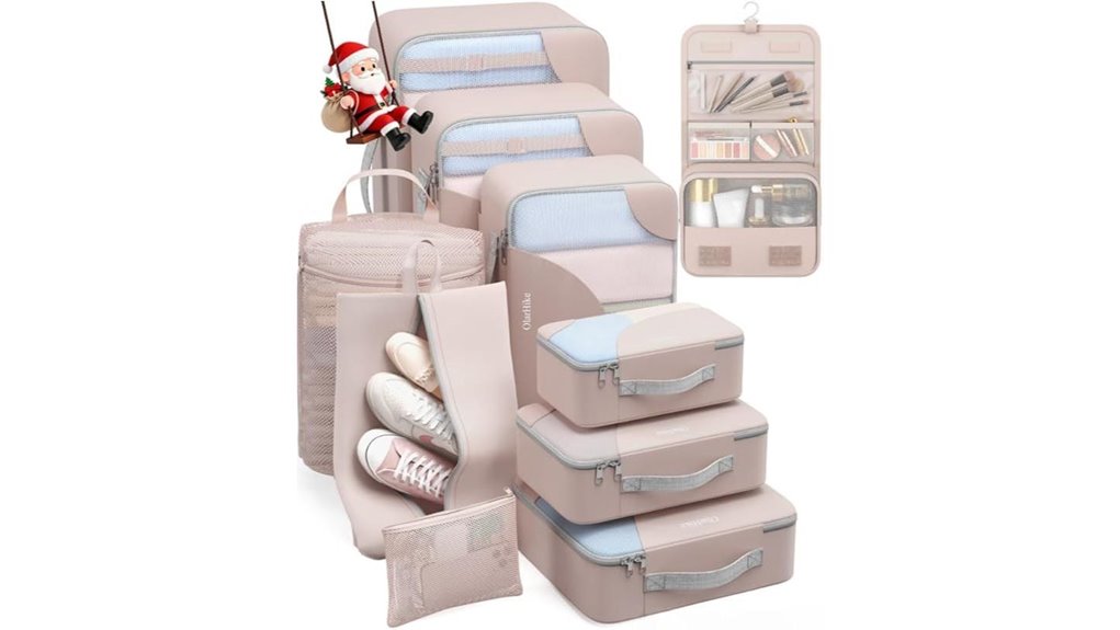Packing Cube Sets That Maximize 40L Backpack Space 12 olarhike 10 pack toiletry bag
