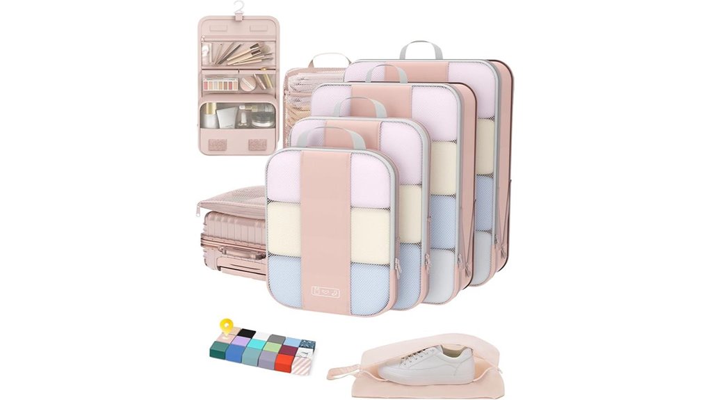 olarhike beige compression cubes