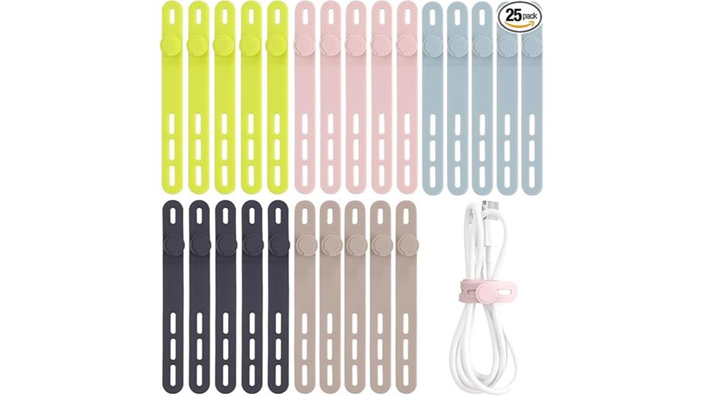 oligei 25 colorful silicone
