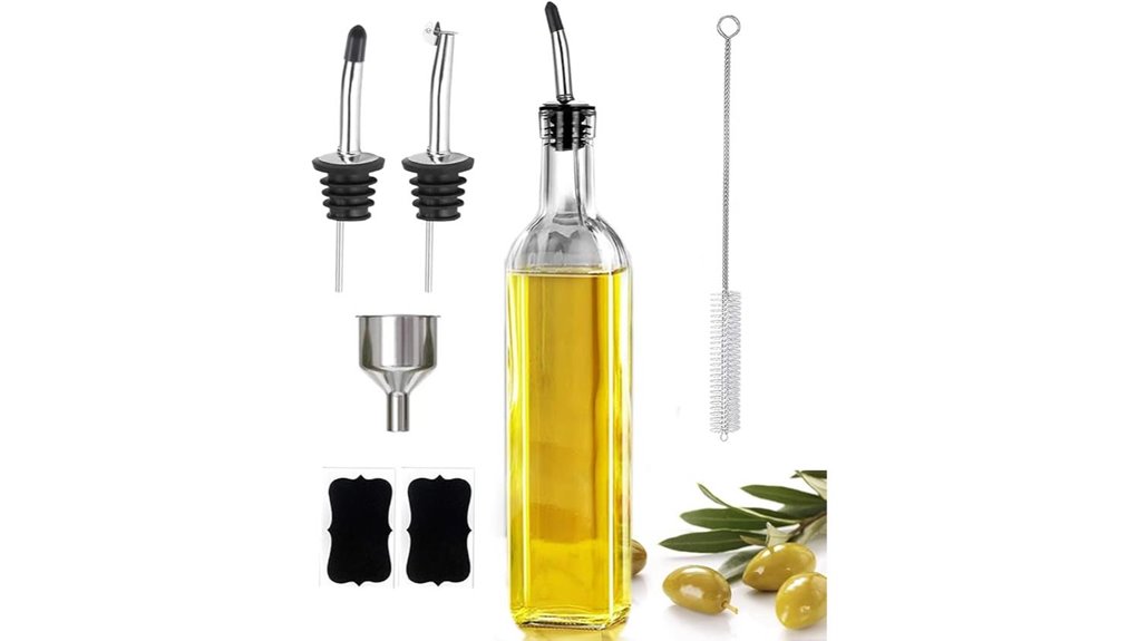 Best Refillable cooking oil bottle (spout) That Saves Waste 14 olive oil dispenser 500ml