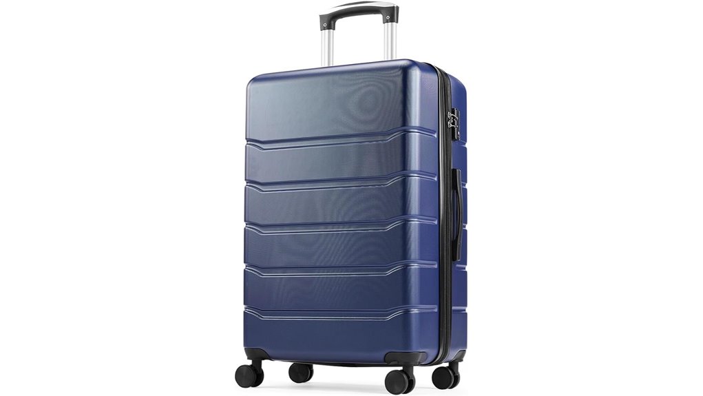 Best Lightweight Checked Luggage That Fits Airline Limits 3 olixis blue 24 inch luggage