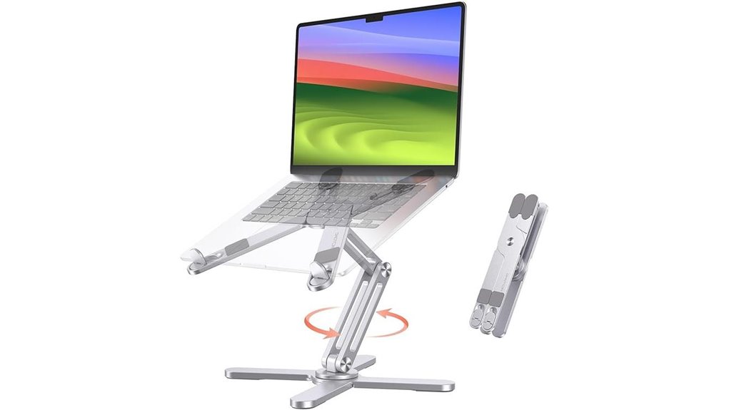 Stable, Portable Laptop Stands for Travel & Work 10 omoton 360 ergonomic stand
