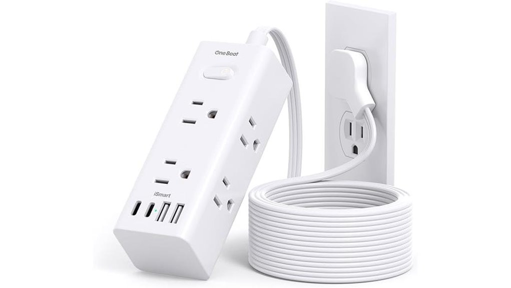 Best Travel Surge Protectors with USB Ports for On‑the‑Go Power 9 one beat 10ft usb c