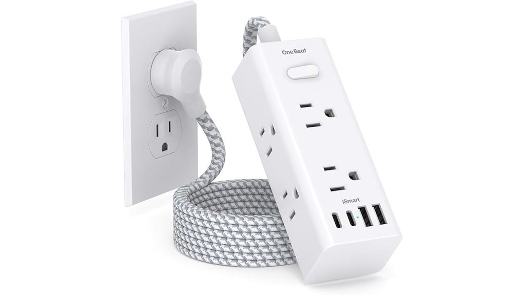 Best Travel Surge Protectors with USB Ports for On‑the‑Go Power 1 one beat six outlet surge usb c