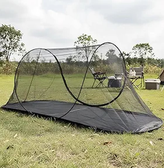 one person pop up mosquito mesh