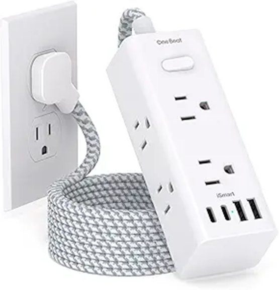 onebeat 6 outlet 4 usb 6ft