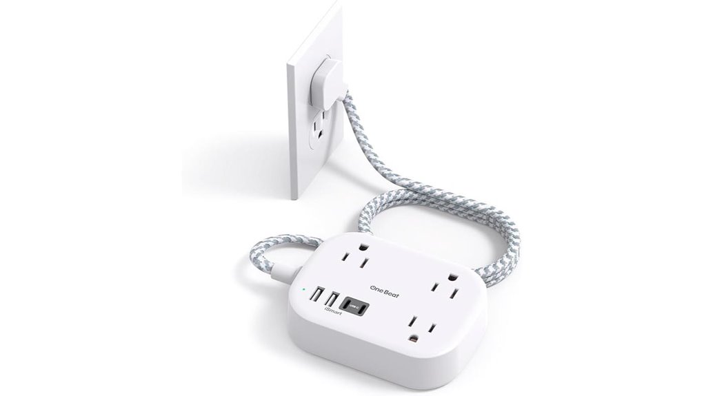 Best Compact Travel Power Strips That Fit in Your Backpack 11 onebeat cruise usb c strip