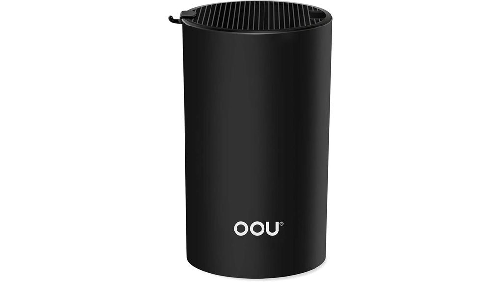 oou black knife block