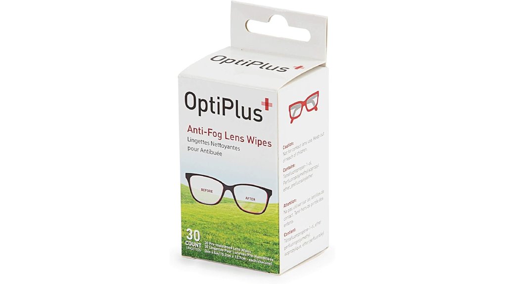 Anti‑Fog Wipes for Glasses on Trips (One‑and‑Done) Keep Clear 14 optiplus anti fog lens wipes