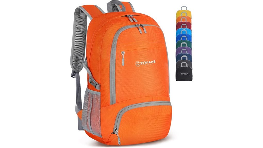 orange zomake 30l packable
