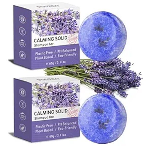 organic lavender shampoo bars