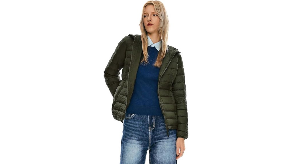 orolay packable down jacket