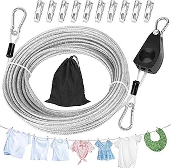 Travel Clotheslines That Don’t Sag: Tension Designs You’ll Love 12 outdoor 50 ft retractable line