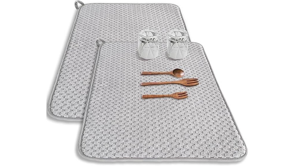 Dish Drying Mats That Keep Your Kitchen Spotless 3 output in english microfiber dish drying mats