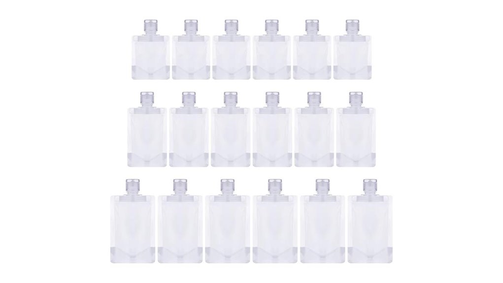 Best Leakproof Zip Pouches For Gels (Airport Liquids Backup) 8 outus 18 leak proof pouches