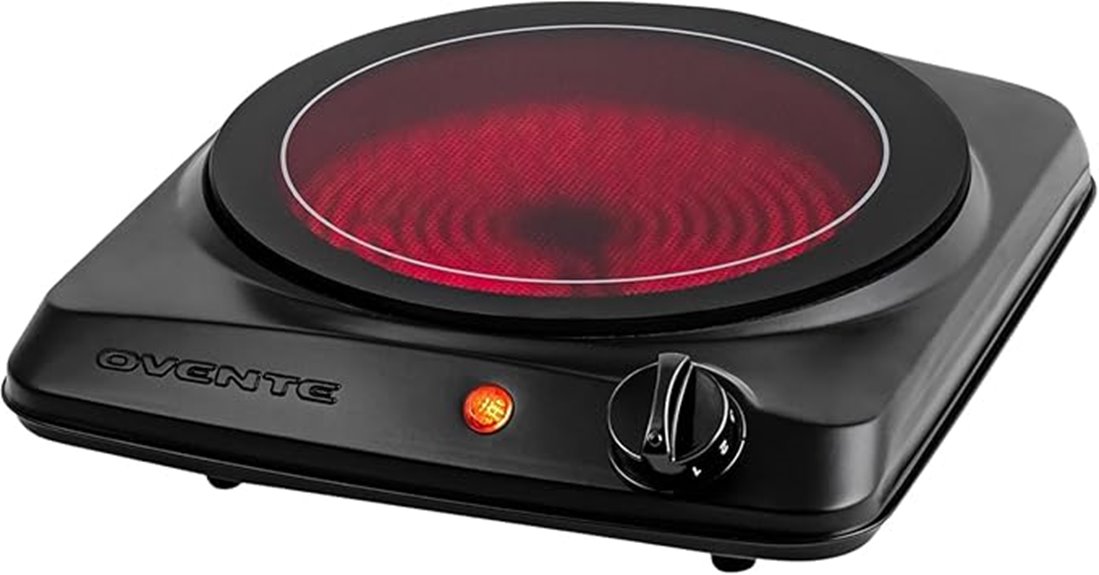 Best Electric Hot Plate (Single Burner) That Transforms Meals 6 ovente 1000w single burner