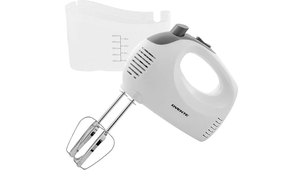 Best Hand Mixer That Beats Any Kitchen Rival 1 ovente white 5 speed mixer