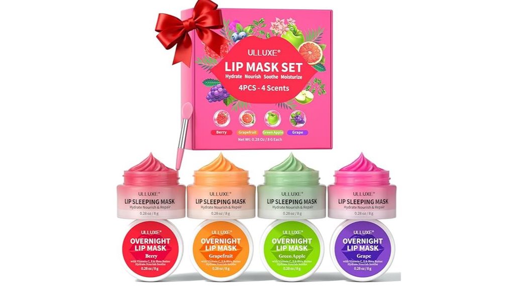 Top Lip Sleeping Mask (Mini Jar) for Overnight Hydration 10 overnight lip mask set