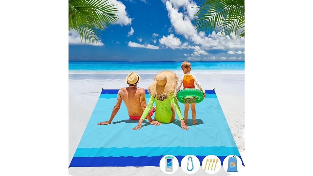 Best Sand‑Resistant Beach Mats You’ll Love on Vacation 4 oversized waterproof beach blanket