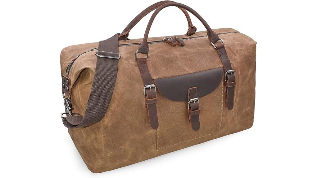 Canvas Weekender Bags That Turn Every Escape Into a Story 12 oversized waterproof canvas duffel