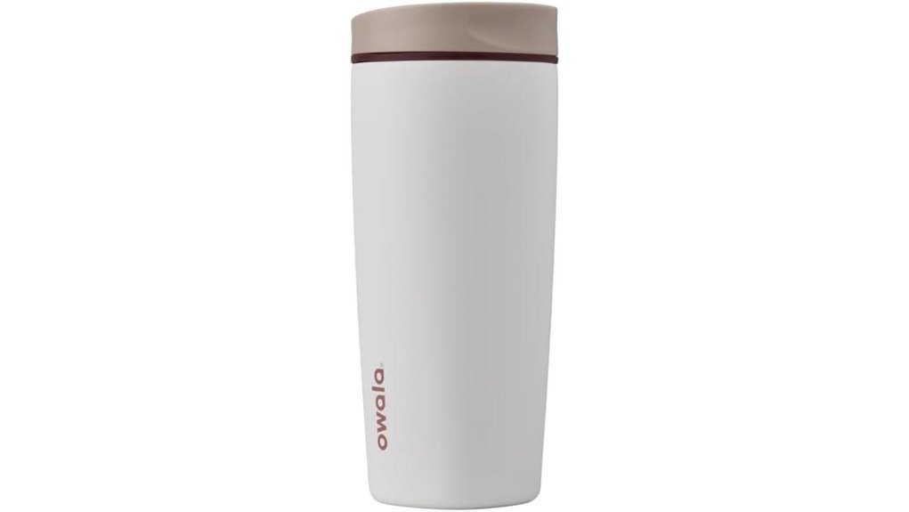 Top Travel Coffee Tumblers That Don’t Leak (Lid Styles) 4 owala 20oz vanilla tumbler